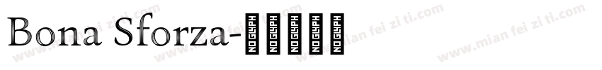 Bona Sforza字体转换